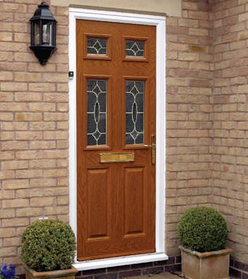 Composite Door brown