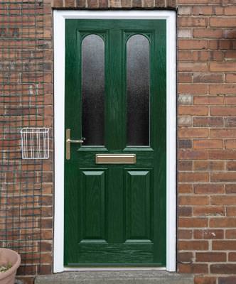 Composite Door green gold