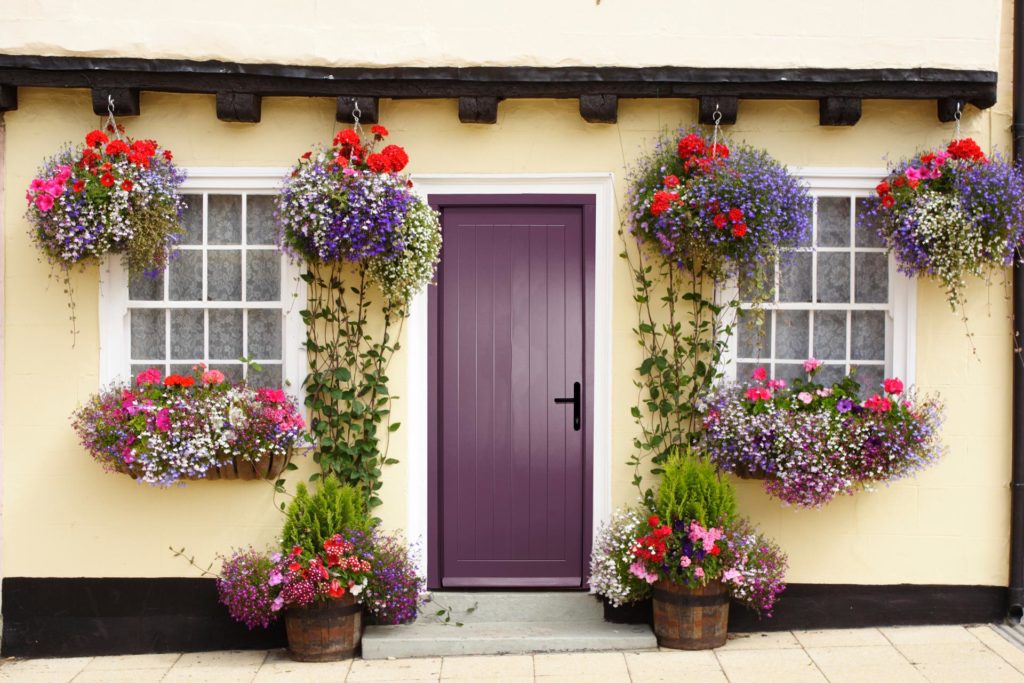 new wooden front doors